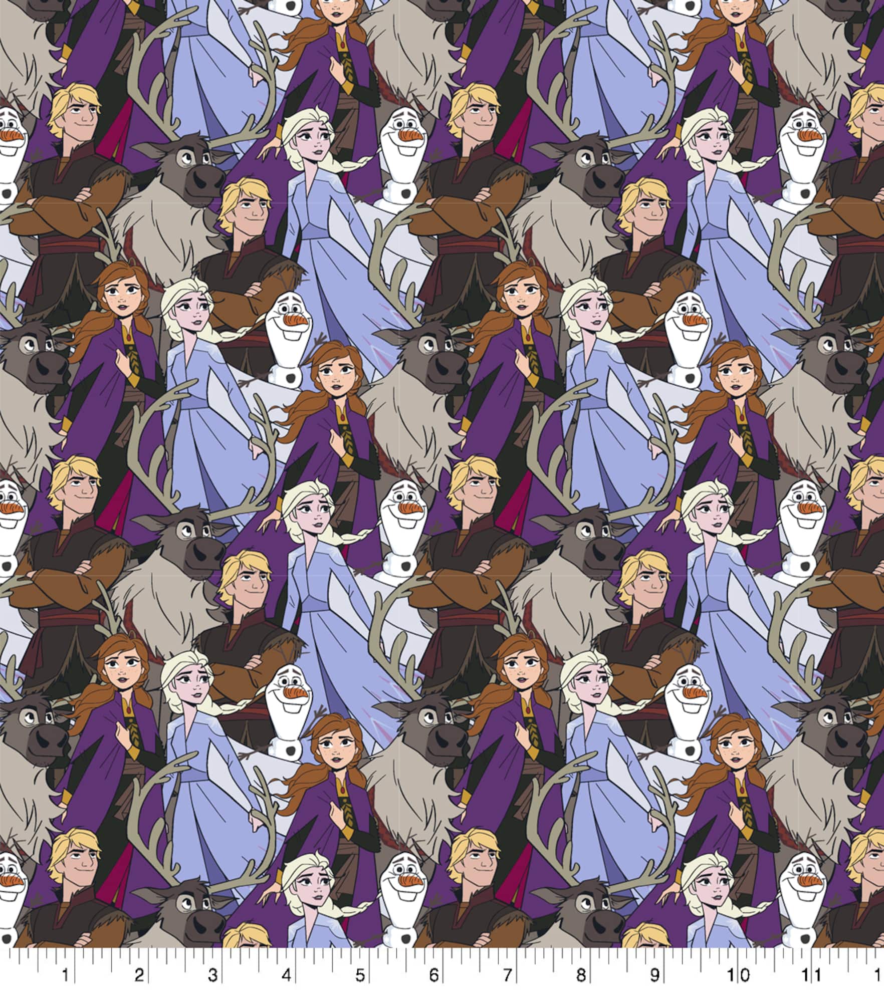 Disney® Frozen 2 Friends Packed Cotton Fabric